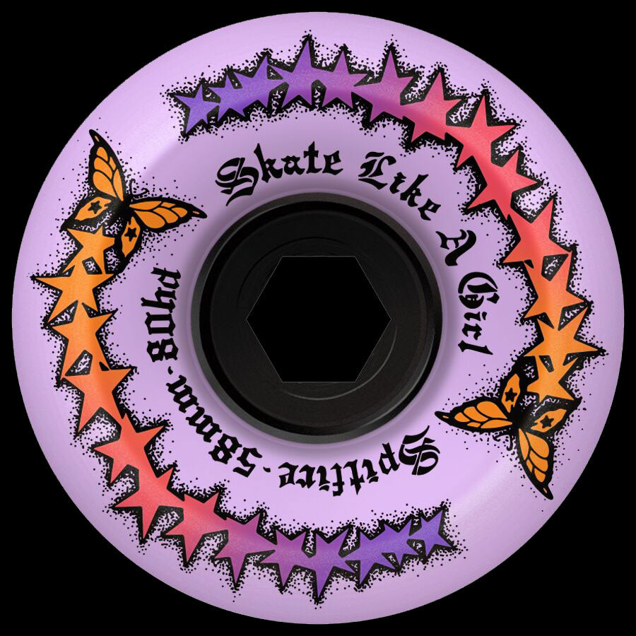 Spitfire 80HD Skate Like A Girl 58mm Lavender Skateboard Wheels